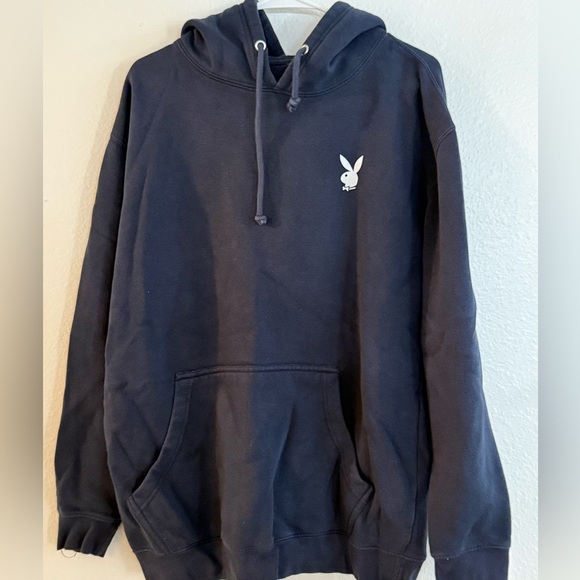 Playboy Men’s Navy Blue Pullover Hoodie - Picture 1 of 4